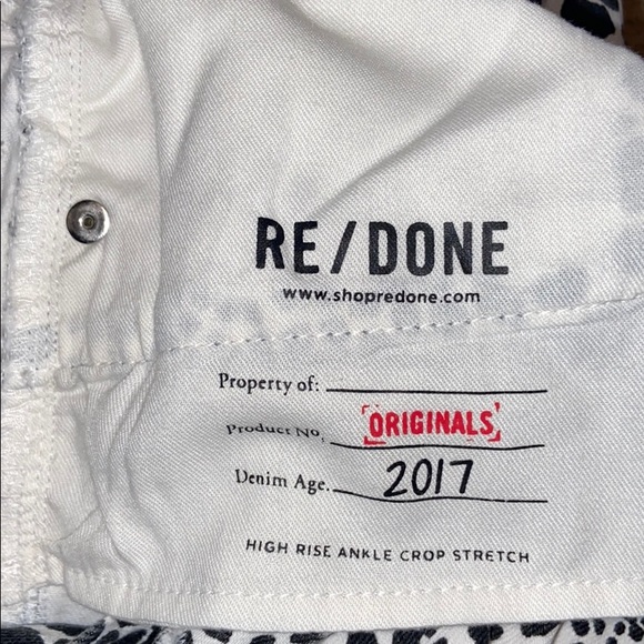 ReDone Originals Animal Print Jeans - Picture 6 of 6